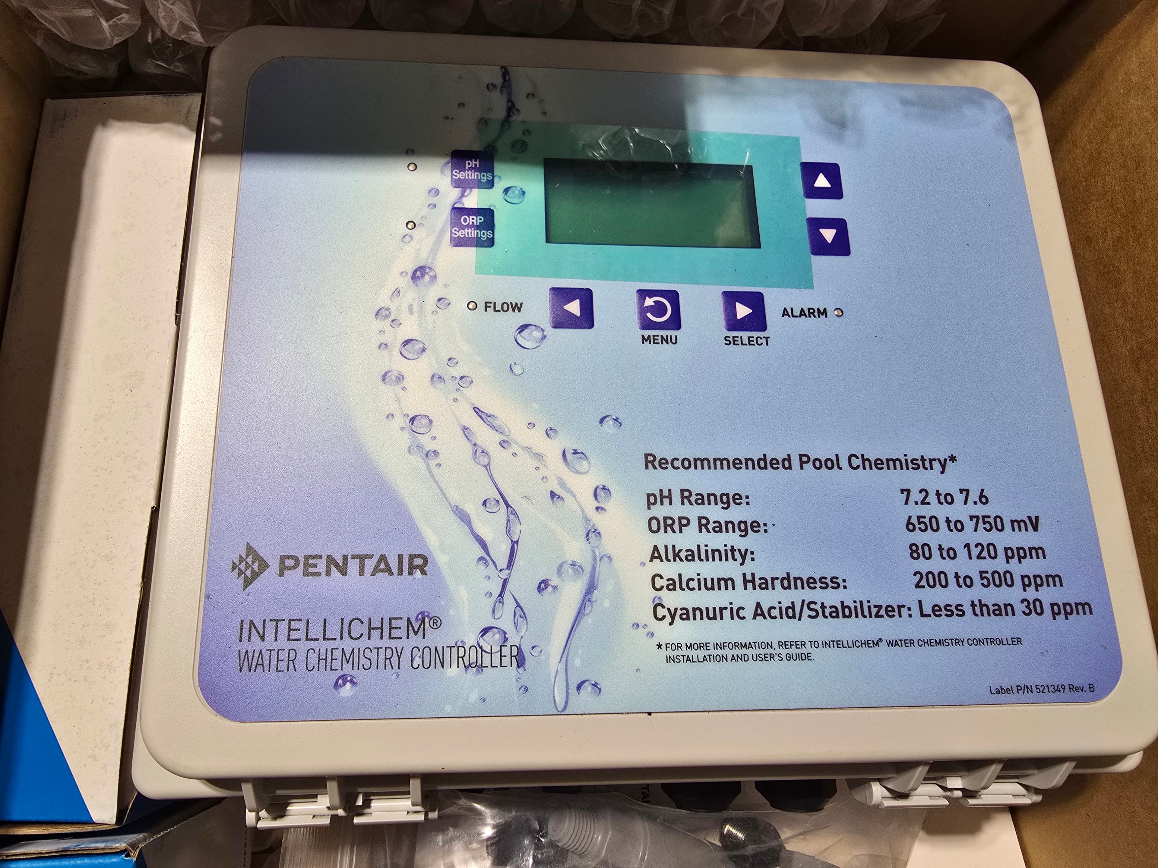 Pentair IntelliChem Water Chemistry Controller (521357)