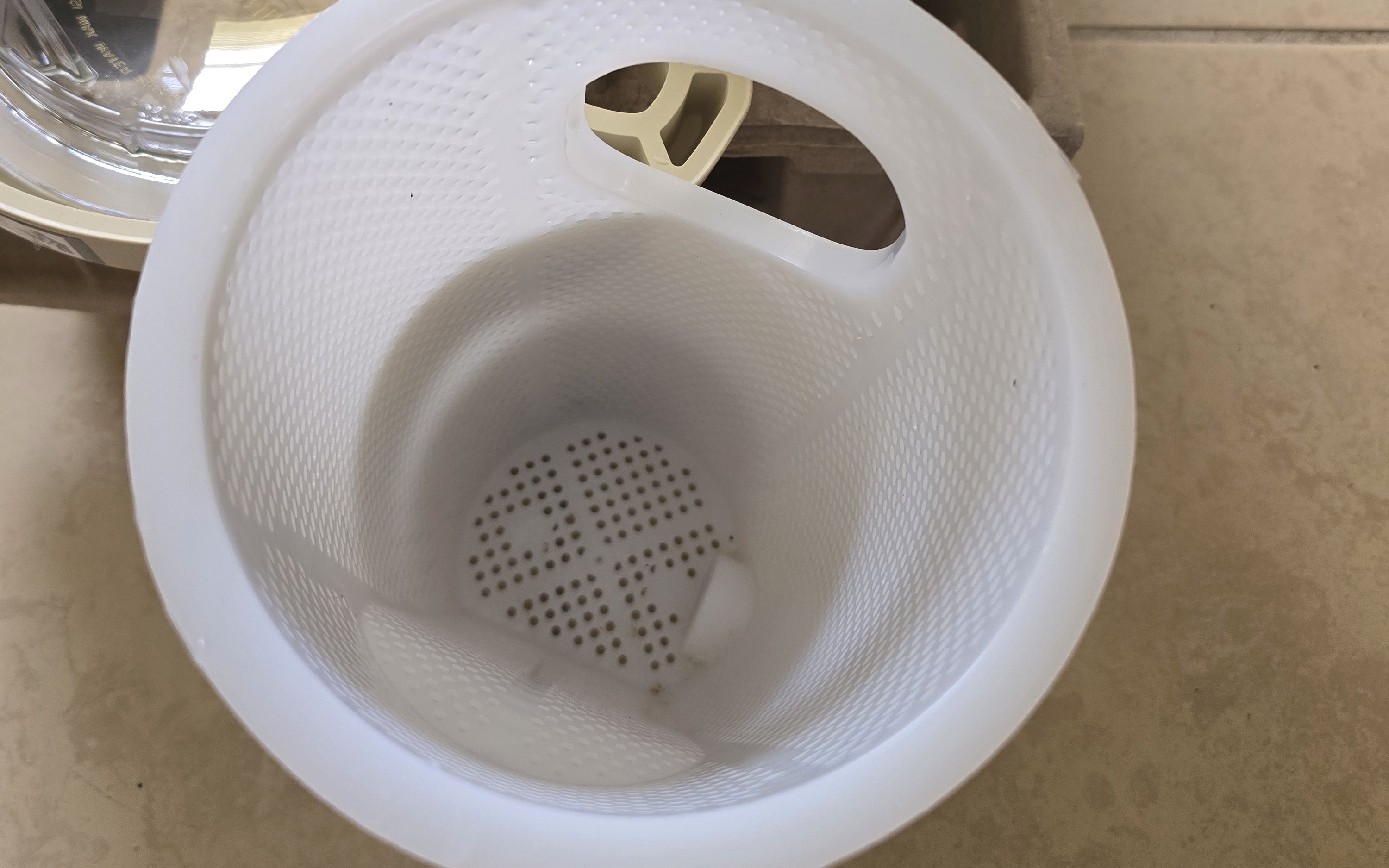 Pentair IntelliFloXF VSF 022056 — strainer basket removed showing clean interior