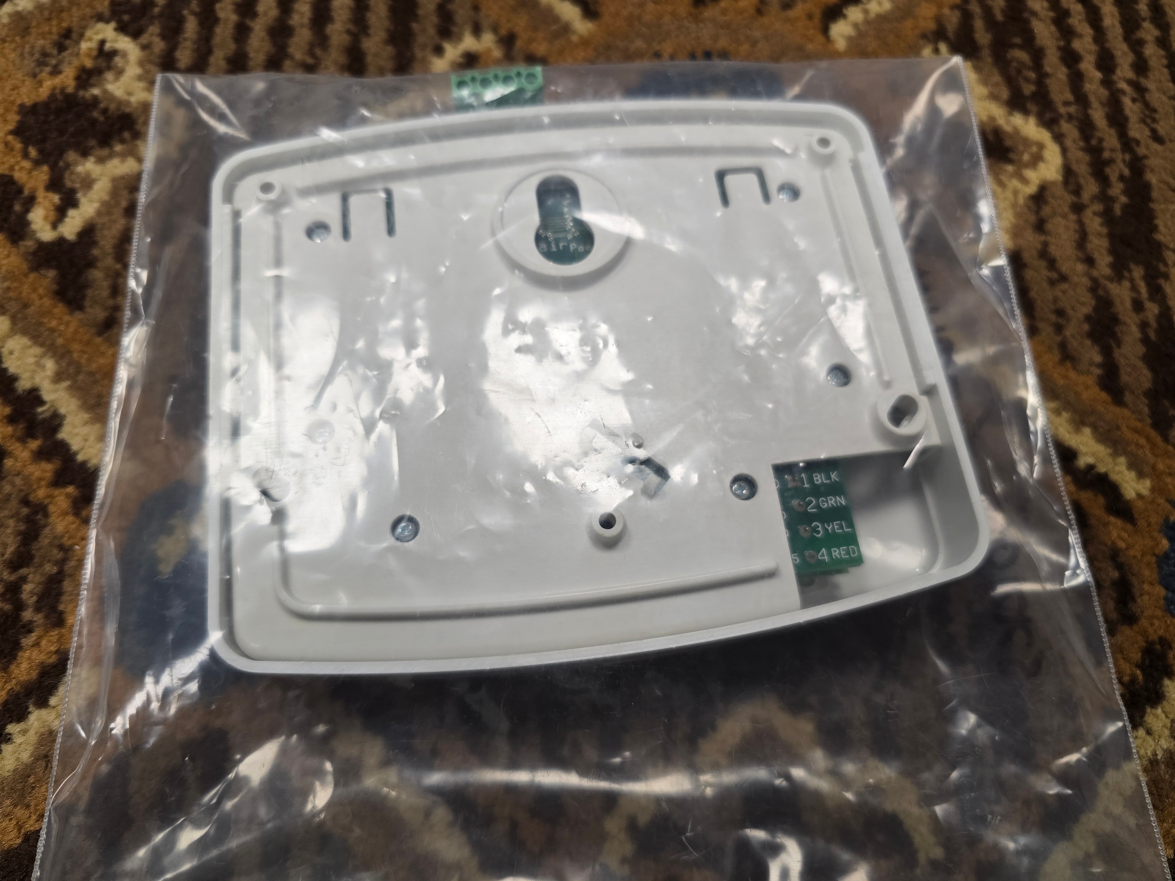 Pentair IntelliTouch 520138 indoor wired control panel front plate in protective packaging