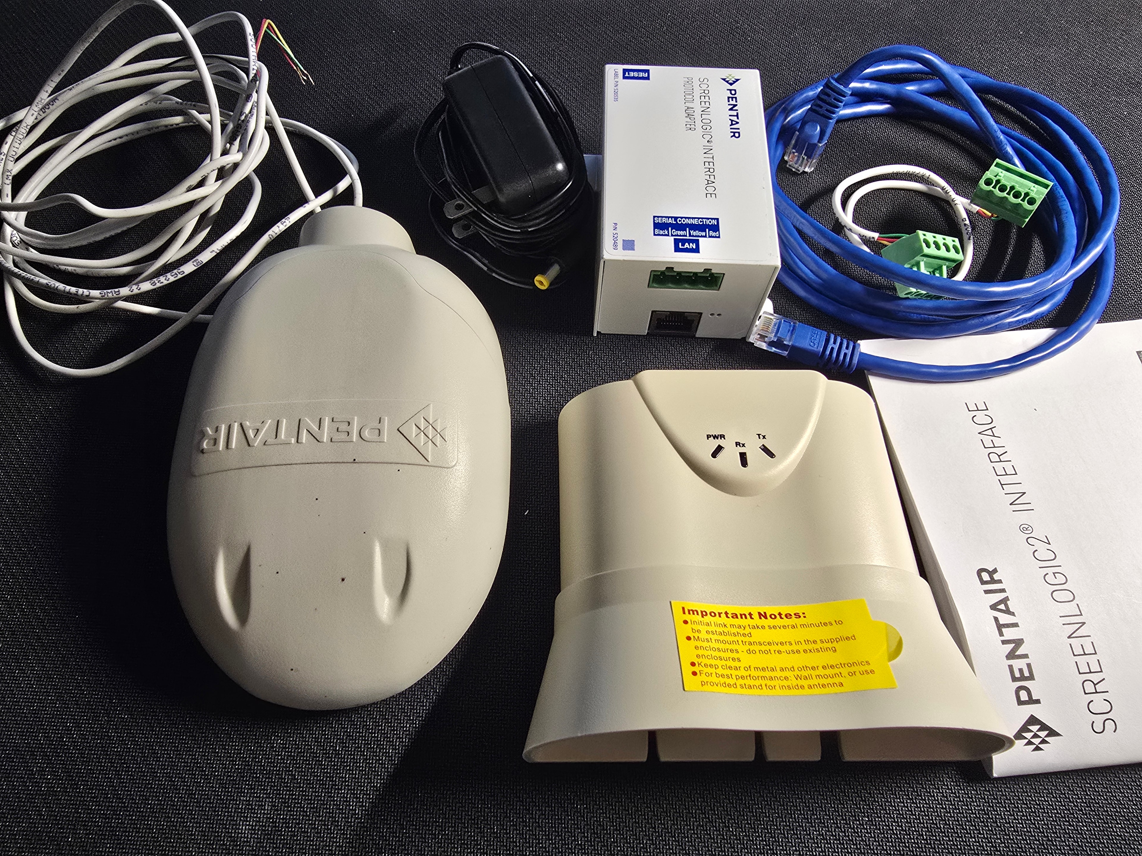 Pentair ScreenLogic2 Interface with High-Power Antennas (523604)
