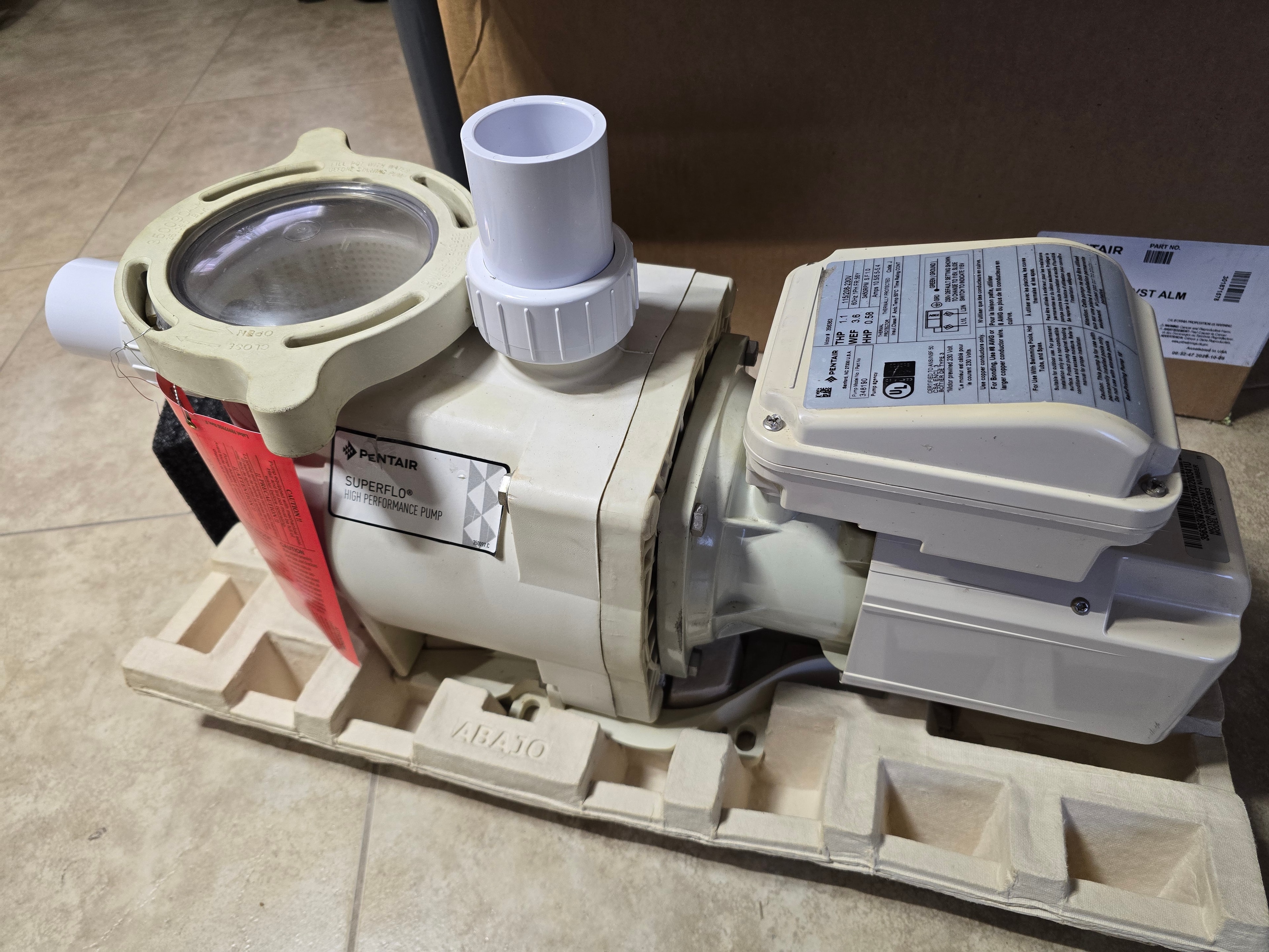 Pentair SuperFlo 1.1 HP Refurbished Pool & Spa Pump