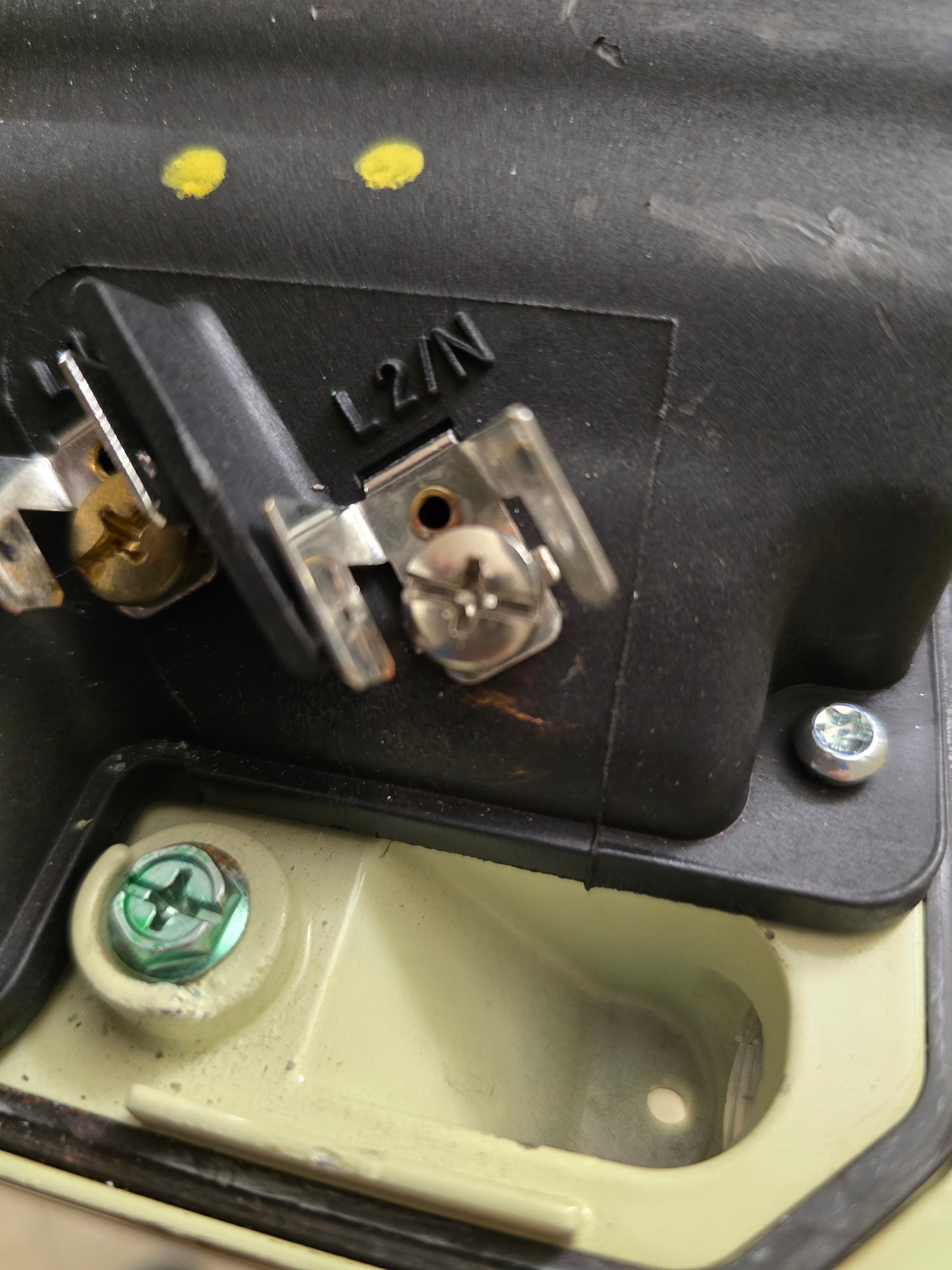 Pentair SuperFlo VST 342002 wiring compartment — terminal block connections